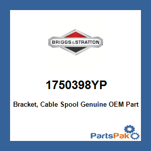 Briggs & Stratton 1750398YP Bracket, Cable Spool