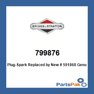 Briggs and stratton cheap spark plug 591868