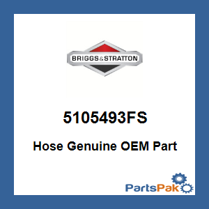 Briggs & Stratton 5105493FS Hose, Oil Drain; New # 84003077
