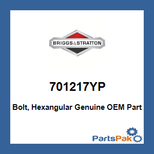 Briggs & Stratton 701217YP Bolt, Hexangular