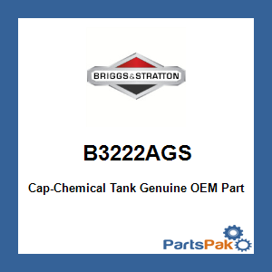 Briggs & Stratton B3222AGS Cap-Chemical Tank