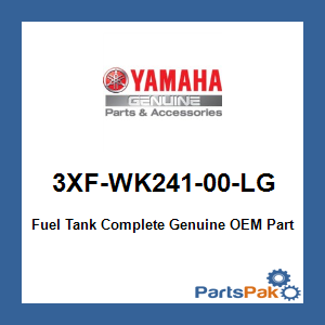 Yamaha 3XF-WK241-00-LG Fuel Tank Complete; 3XFWK24100LG