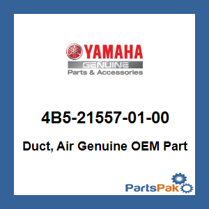Yamaha 4B5-21557-01-00 Duct, Air; 4B5215570100
