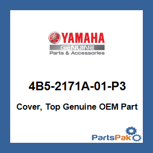 Yamaha 4B5-2171A-01-P3 Cover, Top; 4B52171A01P3