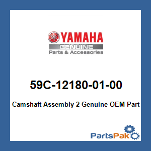 Yamaha 59C-12180-01-00 Camshaft Assembly 2; 59C121800100