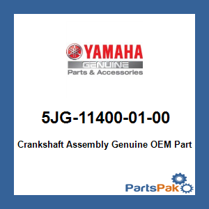 Yamaha 5JG-11400-01-00 Crankshaft Assembly; 5JG114000100