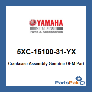 Yamaha 5XC-15100-31-YX Crankcase Assembly; 5XC1510031YX