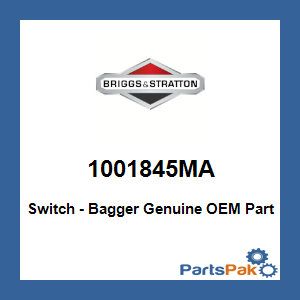 Briggs & Stratton 1001845MA Switch - Bagger