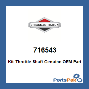 Briggs & Stratton 716543 Kit-Throttle Shaft