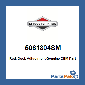 Briggs & Stratton 5061304SM Rod, Deck Adjustment