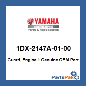 Yamaha 1DX-2147A-01-00 Guard, Engine 1; 1DX2147A0100