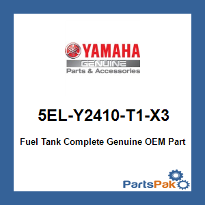 Yamaha 5EL-Y2410-T1-X3 Fuel Tank Complete; 5ELY2410T1X3