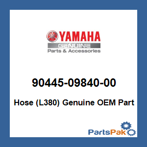 Yamaha 90445-09840-00 Hose (L380); 904450984000