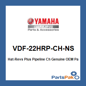 Yamaha VDF-22HRP-CH-NS Hat-Revs Plus Pipeline Ch; VDF22HRPCHNS