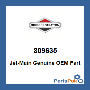 Briggs & Stratton 809635 Jet-Main