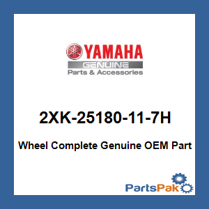 Yamaha 2XK-25180-11-7H Wheel Complete; 2XK25180117H