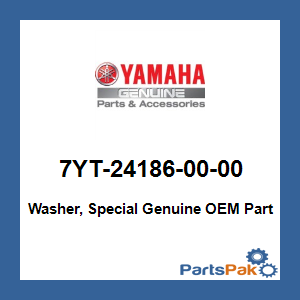 Yamaha 7YT-24186-00-00 Washer, Special; 7YT241860000