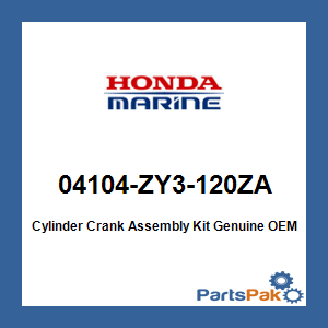 Honda 04104-ZY3-120ZA (Inactive Part)