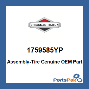 Briggs & Stratton 1759585YP Assembly-Tire