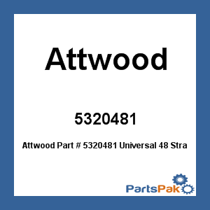 Attwood 5320481; Universal 48 Straight Stern Anchor Light