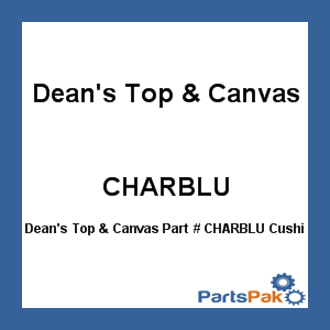 Dean's Top & Canvas CHARBLU; Cushion Set - Charcoal / Blue