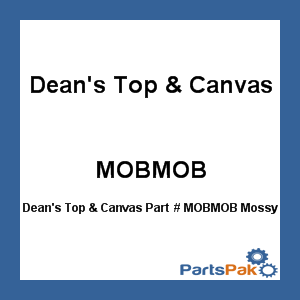 Dean's Top & Canvas MOBMOB; Mossy Oak Cordura Cushion Set