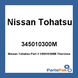 Nissan Tohatsu 345010300M; Thermostat