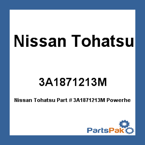 Nissan Tohatsu 3A1871213M; Powerhead Gasket Set