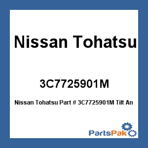 Nissan Tohatsu 3C7725901M; Tilt And Trim Solenoid