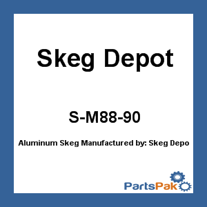 Skeg Depot S-M88-90; Aluminum Skeg