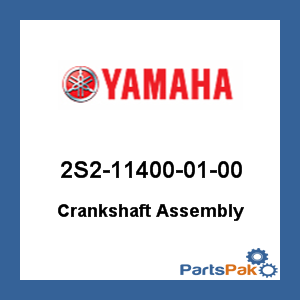 Yamaha 2S2-11400-01-00 Crankshaft Assembly; 2S2114000100