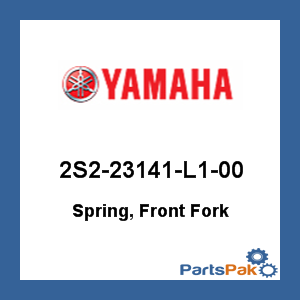 Yamaha 2S2-23141-L1-00 Spring, Front Fork (K=4.6N/Mm); New # 1C3-23141-H1-00