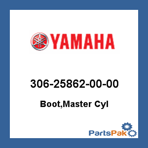 Yamaha 306-25862-00-00 Boot, Master Cyl; 306258620000