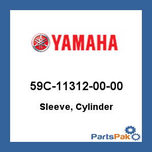 Yamaha 59C-11312-00-00 Sleeve, Cylinder; 59C113120000