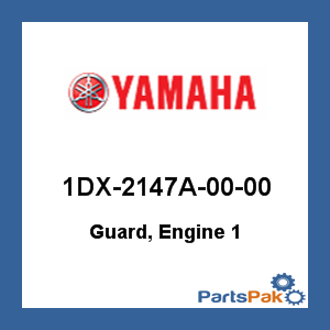 Yamaha 1DX-2147A-00-00 Guard, Engine 1; New # 1DX-2147A-01-00