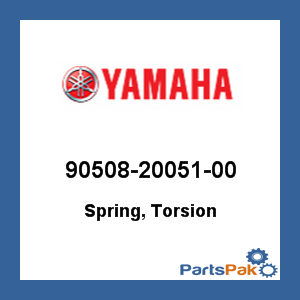 Yamaha 90508-20051-00 Spring, Torsion; 905082005100