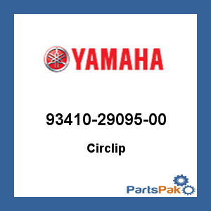 Yamaha 93410-29095-00 Circlip; 934102909500