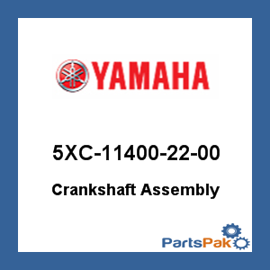 Yamaha 5XC-11400-22-00 Crankshaft Assembly; 5XC114002200