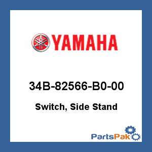 Yamaha 34B-82566-B0-00 Switch, Side Stand; 34B82566B000