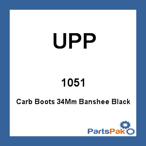 UPP 1051; Carb Boots 34Mm Banshee Black
