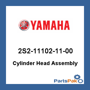 Yamaha 2S2-11102-11-00 Cylinder Head Assembly; 2S2111021100
