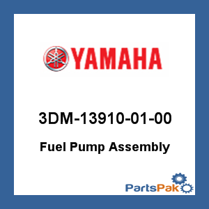 Yamaha 3DM-13910-01-00 Fuel Pump Assembly; 3DM139100100
