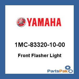 Yamaha 1MC-83320-10-00 Front Flasher Light; 1MC833201000