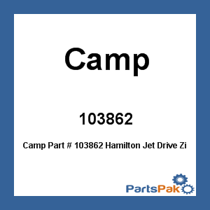 Camp 103862; Hamilton Jet Drive Zinc