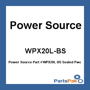 Power Source WPX20L-BS; Sealed PWC Battery