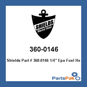 Shields 360-0146; 1/4-inch Epa Fuel Hose 50-Ft Roll