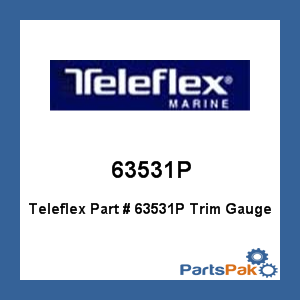 SeaStar Solutions (Teleflex) 63531P; Trim Gauge
