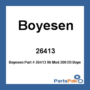 Boyesen 26413; 96 Mod 200 Efi Boyesen Reed