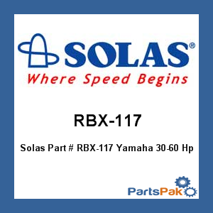 Solas RBX-117; Yamaha 30-60 Hp