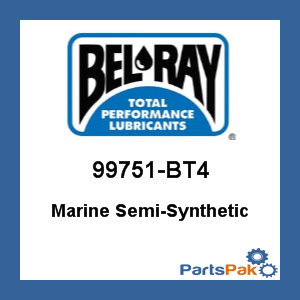 Bel-Ray 99751-BT4; Marine Semi-Synthetic